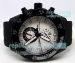 Replica IWC Aquatimer White Chronograph Dial With Rubber Strap Watch